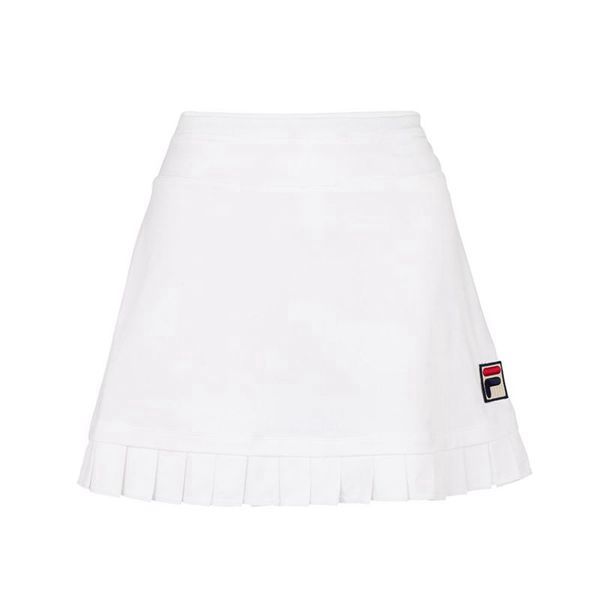 Fila Acqua Sole Pleated Hem Women's Skorts - White,NZ 825-56418